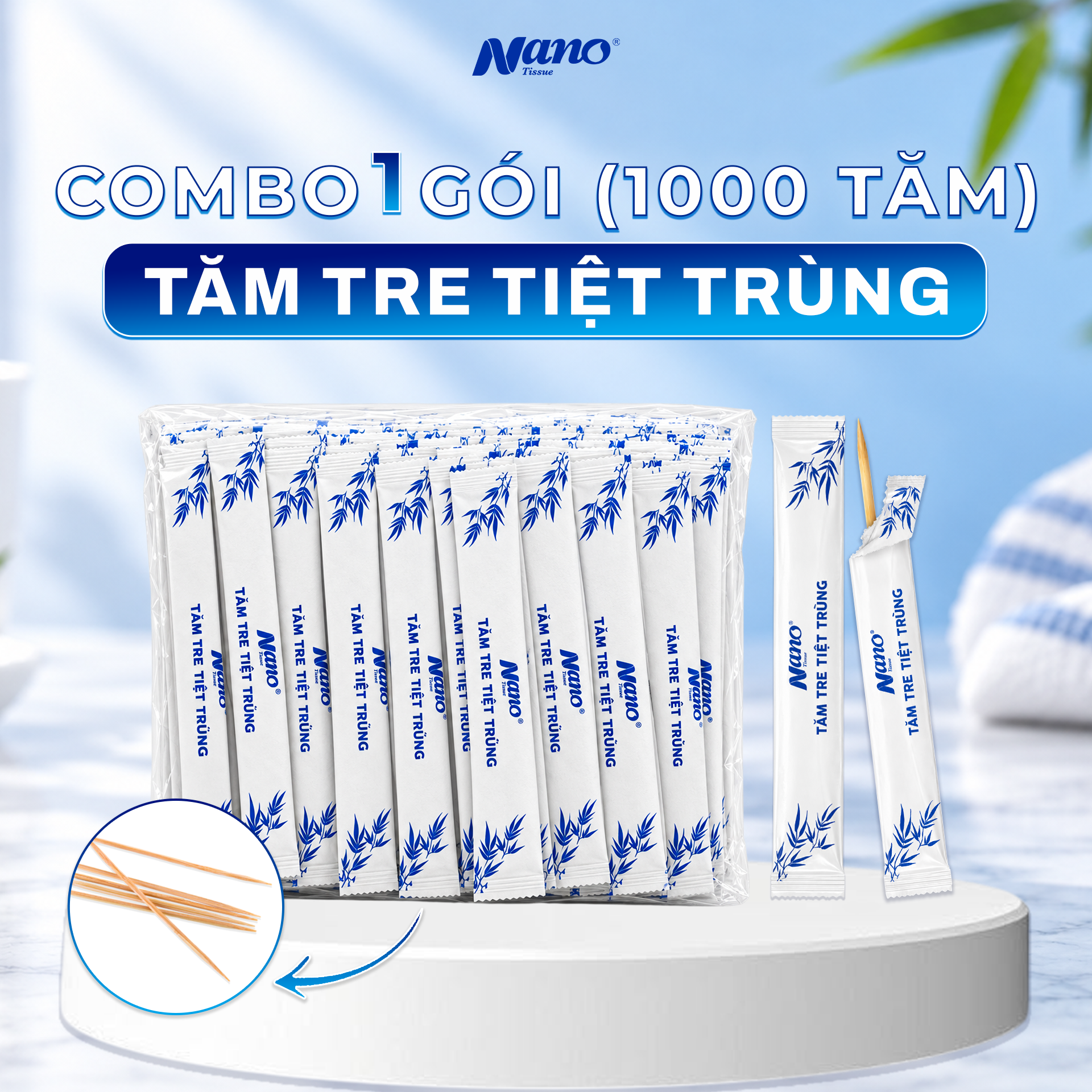 Tăm tre tiệt trùng